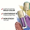 Metallic Liquid Eyeshadow，Long-lasting，Non-creasing，Diamond Liquid Eyeshadow - Waterproof, Quick-Drying, Vibrant Colors 4