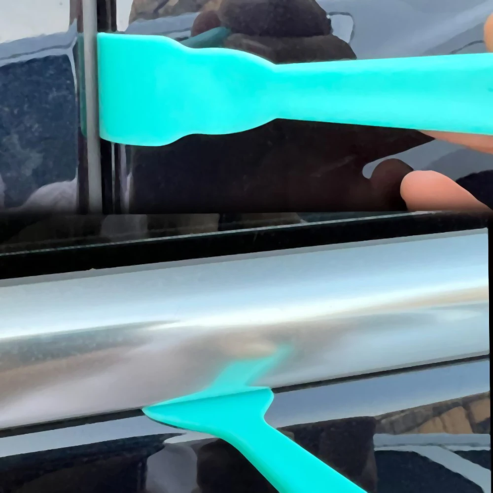5pcs Car Wrap Stick Micro Squeegee Plastic Vinyl Scraper Window Tinting Film Corner Curves Slot Tuck Wrapping Accessorie car wrapping tools,vinyl squeegee,window tinting squeegee,automotive film tools,window tint squeegee,car vinyl scraper
