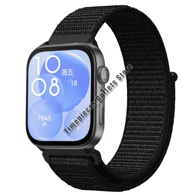 Breathable Nylon Loop Strap: Sport Replacement Wristband for Watch Fit Accessories