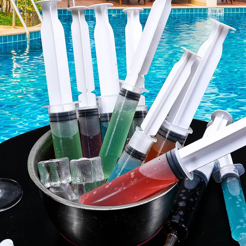 2 OZ Reusable Party Springe for jelly Shot,Durable jelly Shot Syringes for Halloween Thanksgiving Christmas Bachelorette Parties