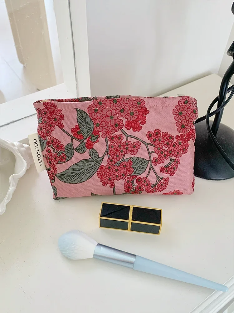 Floral Travel Cosmetic and Toiletry Organizer