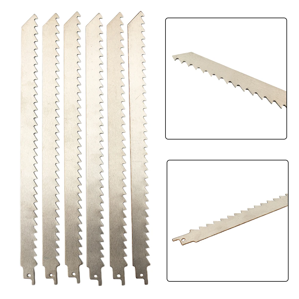 

Набор лезвий для сабельной пилы, 6 шт., 300 мм, для резки льда и мяса, инструмент 08