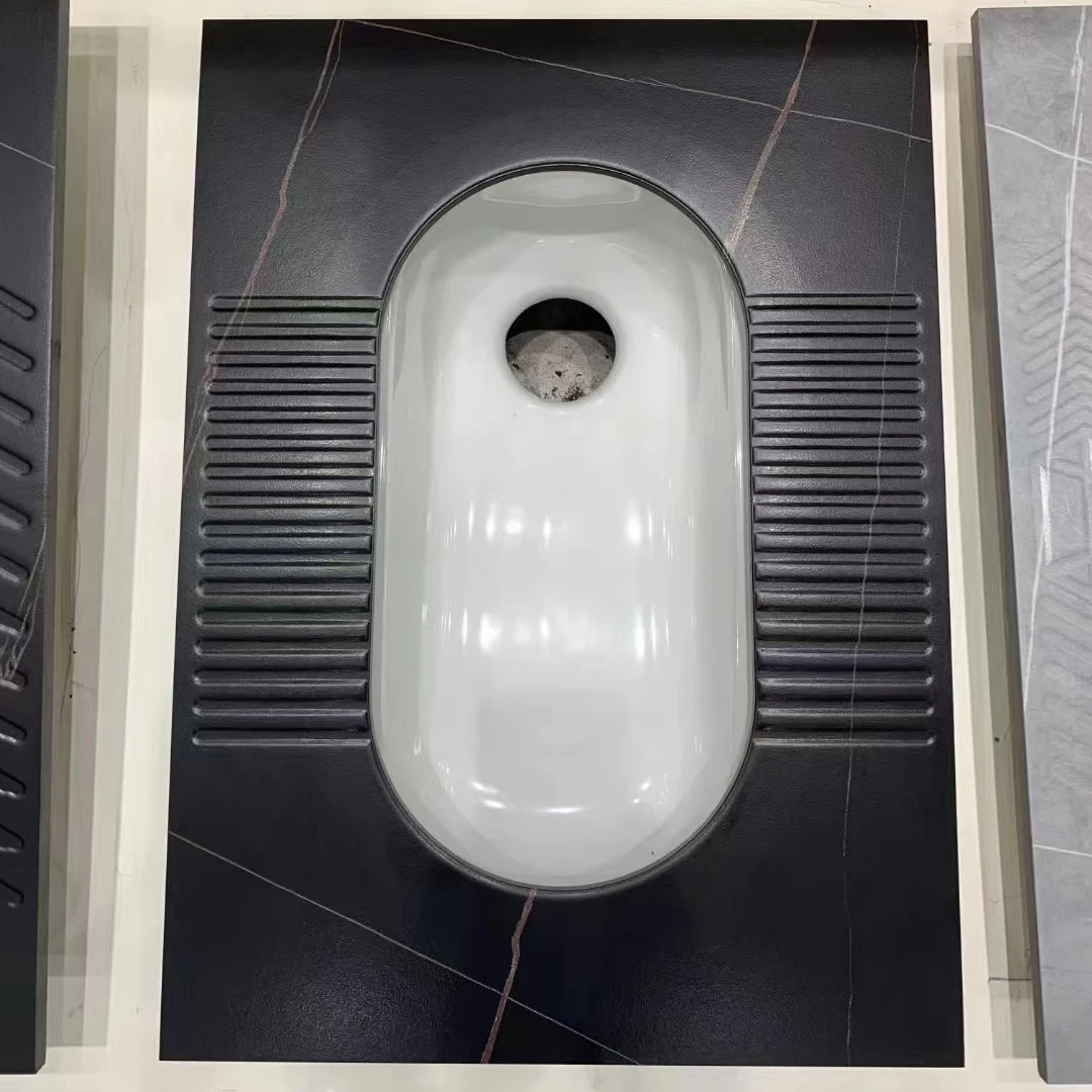 Good quality bathroom sanitary ware toilet bowl bathroom wc sintered stone marble squatting wc pan toilets 3