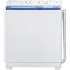 Portable Washing Machine, 40Lbs Compact Washing machine, Twin Tub Laundry Washer Machine with Built-in Drain Pump 1