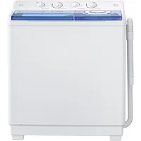 Portable Washing Machine, 40Lbs Compact Washing machine, Twin Tub Laundry Washer Machine with Built-in Drain Pump 1