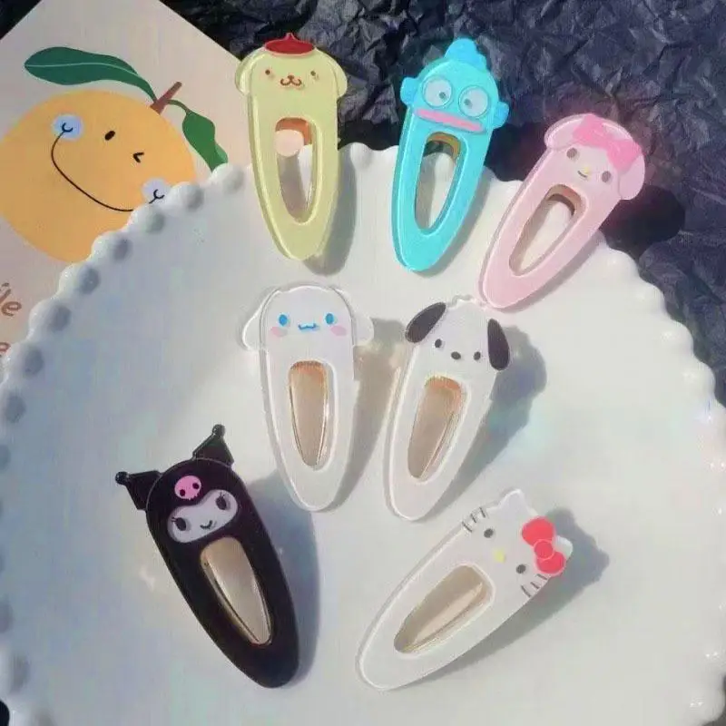 

Kawaii Sanrio мультфильм практичный милый Коричный помапурин Хелло Китти универсальная Шпилька заколка головной убор креативные подарки на день...