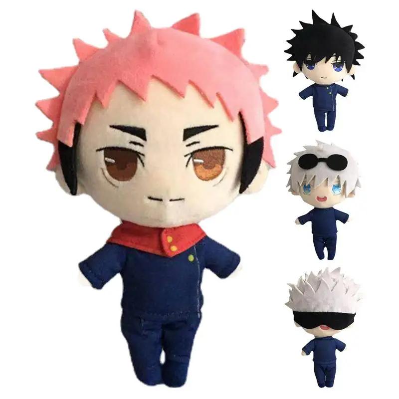 Jujutsu Kaisen Plush Toy Gojo And Geto Plushies Dolls Cartoon Anime Figure Stuffed Toy Home Decor Throw Pillow Kids Toys Gifts фигурка jujutsu kaisen jujutsu kaisen panda