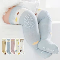 Baby Crawling Socks Summer Boneless Combed Cotton Over The Knee Socks Boys And Girls Cartoon Cute Pattern Breathable Mesh Socks 1