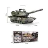 1:32 Military RC Tank Heavy Large Remote Control Toy Car with Shoot Bullets Model Metal Diecast Vehicles Hobbies Collection 6
