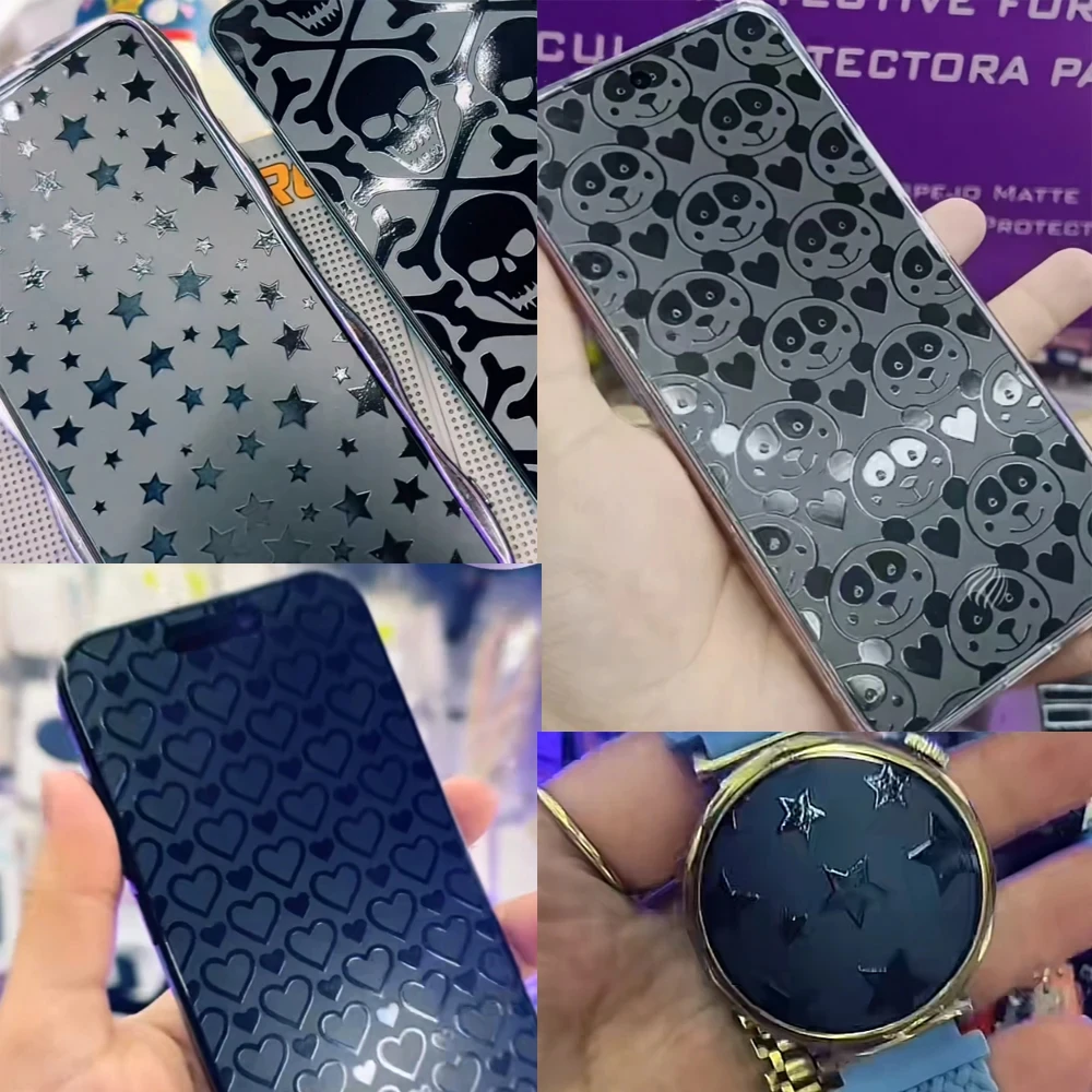 FONLYU 50pcs 3D 투명 TPU 하이드로겔 필름 스크린 보호기(하이드로겔 절단기용 디자인 전화 백 스킨 스티커 포함)
