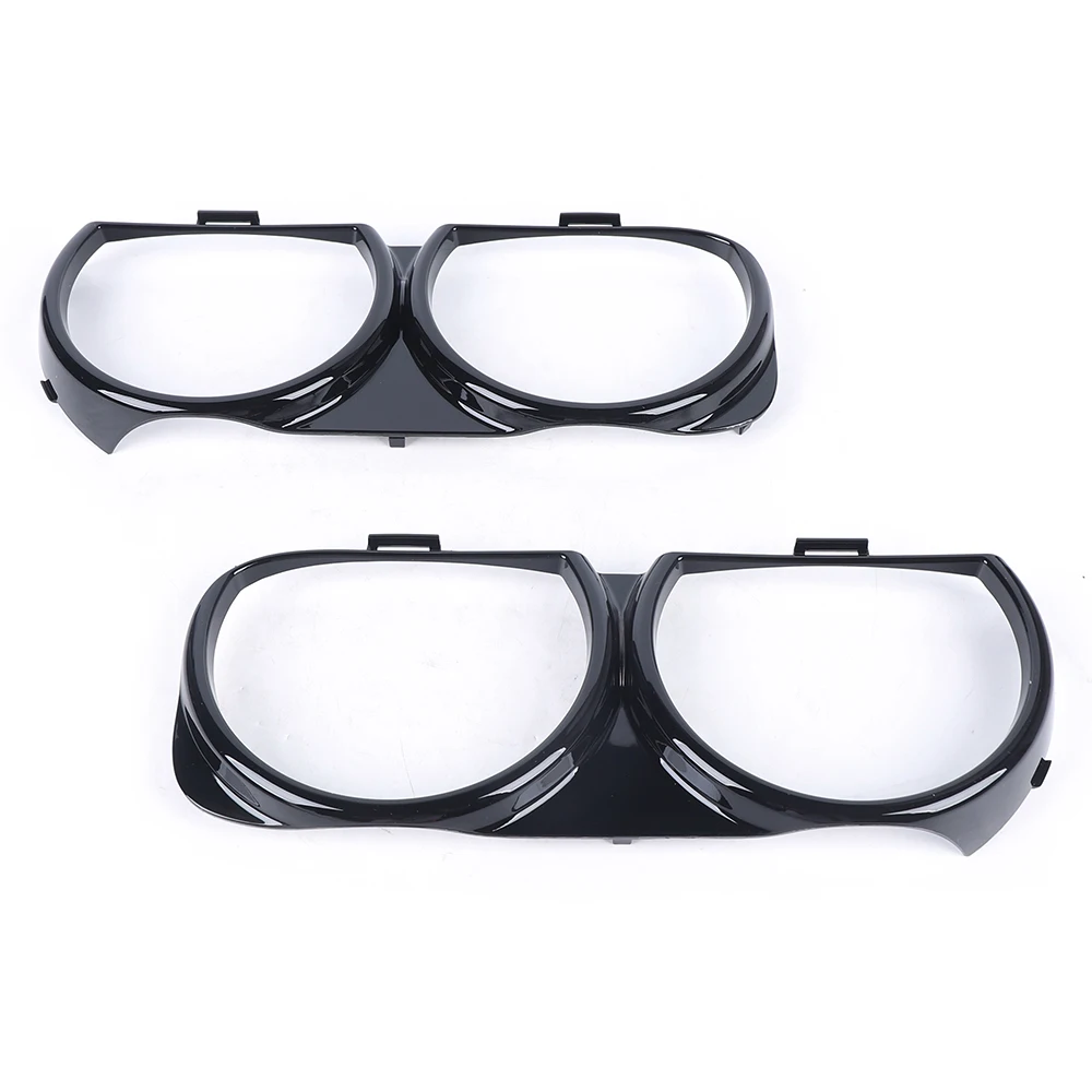 

Headlight Bezel For 2015-2018 Dodge Challenger Set of 2 Left and Right Side