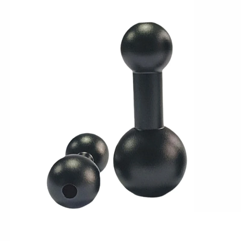 알루미늄 합금 더블 볼 헤드 15mm/17mm 20mm/25mm 볼 헤드 연결로드 오토바이 카메라 브래킷 변환 액세서리