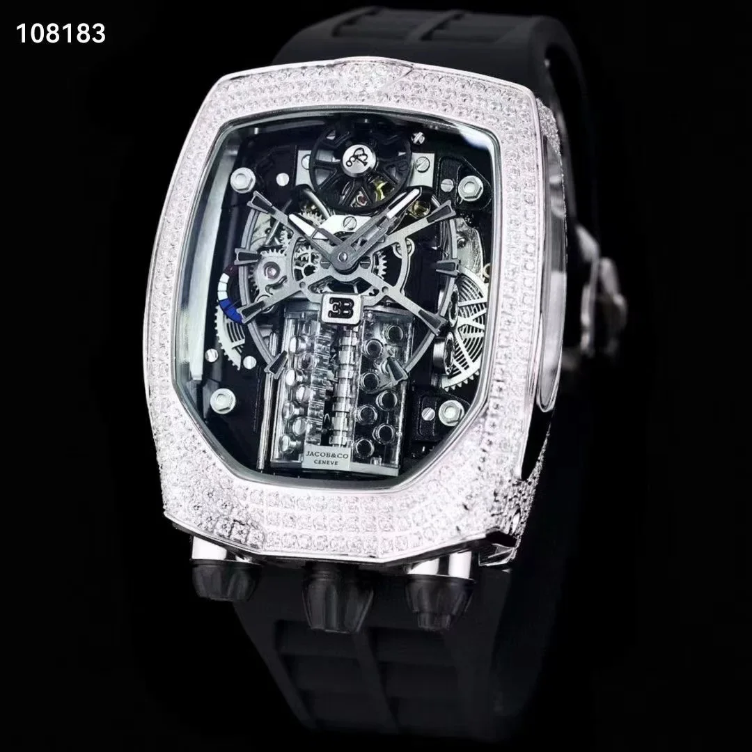 

Advanced limited edition men's mechanical watch new design carving custom watch automatic mechanical watch men's watch men's gif