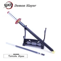20cm Demon Slayer Kamado Tanjirou Tomioka Giyuu Kanroji Mitsuri Signature Pen Ornaments Collection Desktop Display Gift Toy 1