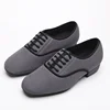 Latin Dance Shoes Soft Modern Dancing Shoes For Men Ballroom Dancing Social Dance Shoes Sneakers Square Canvas Shoes 4
