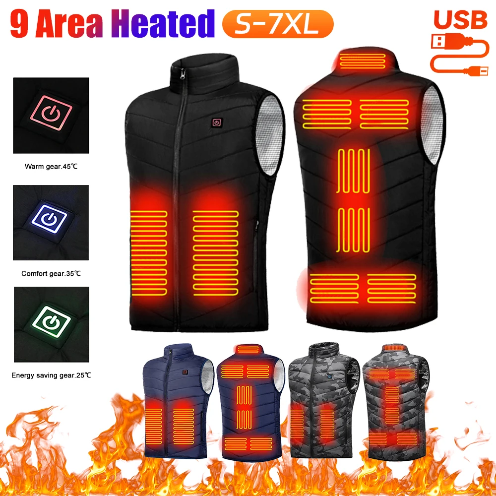 Intelligent Electric Heated Vest for Outdoor Activities