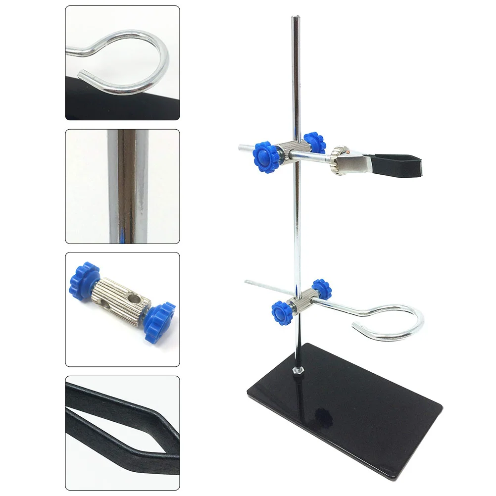 

Chemical Ring Holder Clamp Mini Metal Rack Metalware Chemistry Laboratory Metal Support Stands (Random Style)