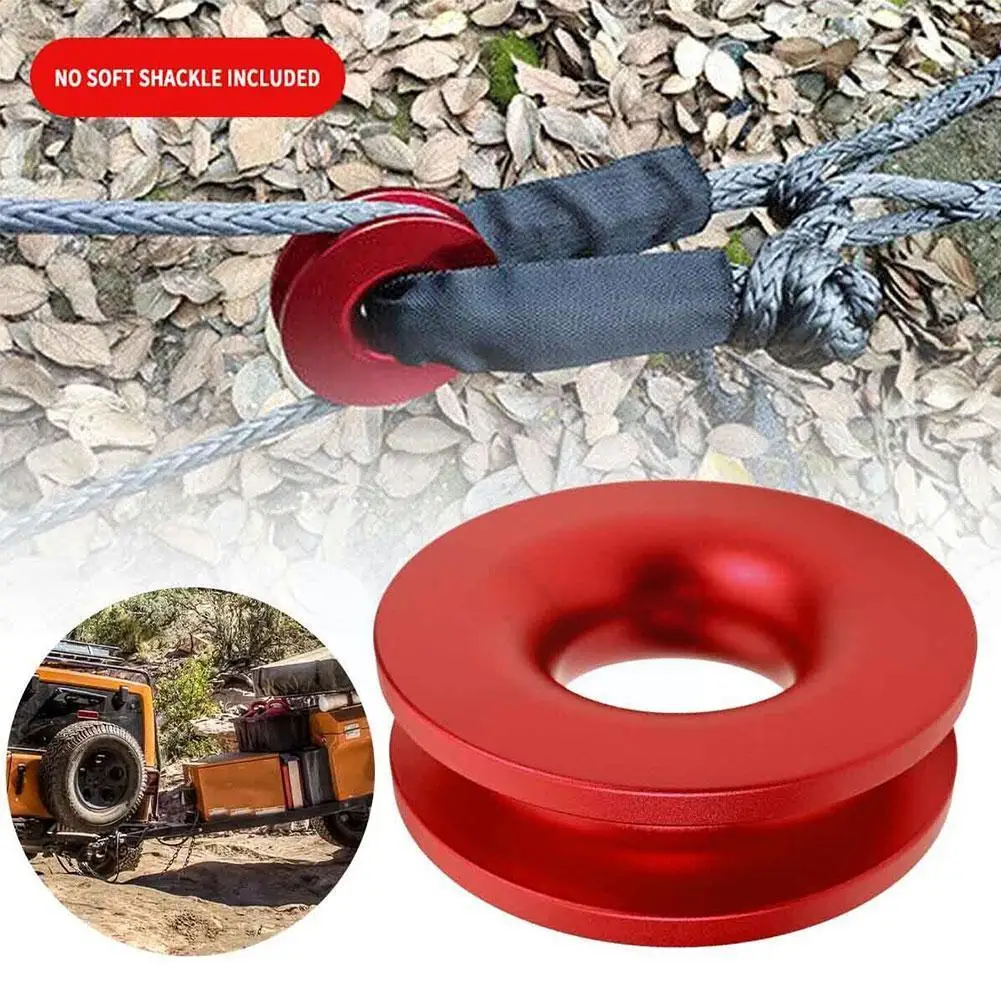 Winch Snatch Recovery Ring for Soft Shackle ATV UTV Rcovery 41000 lb