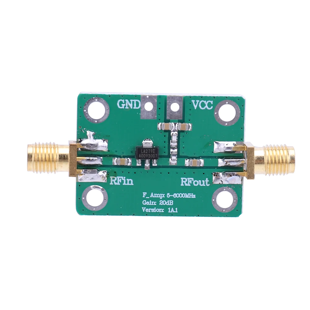 5-6000MHz RF Wideband Amplifier DC 5V Ultra-wideband Radio Frequency Amplifier Module RF Signal Power Amplifier Board