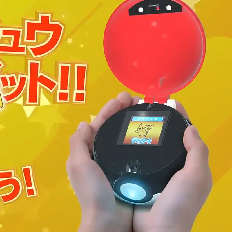 Original Pokémon Pocket Monsters Pikachu 2 Pokéball Tamagotchi Mini  Electronic Sound Light Pet Game Machine Console Toy For Gift