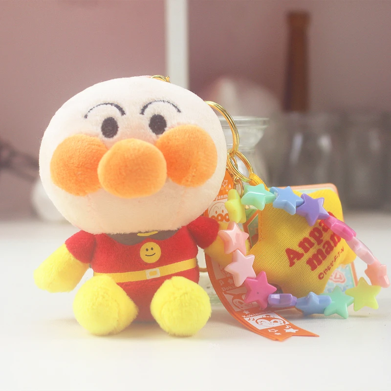 Adorable Star Chain Red Bean Superhero Plu Doll Hanging Ornament Bread Bacteria Small Toy Doll Bag Decorations Universal Ge...