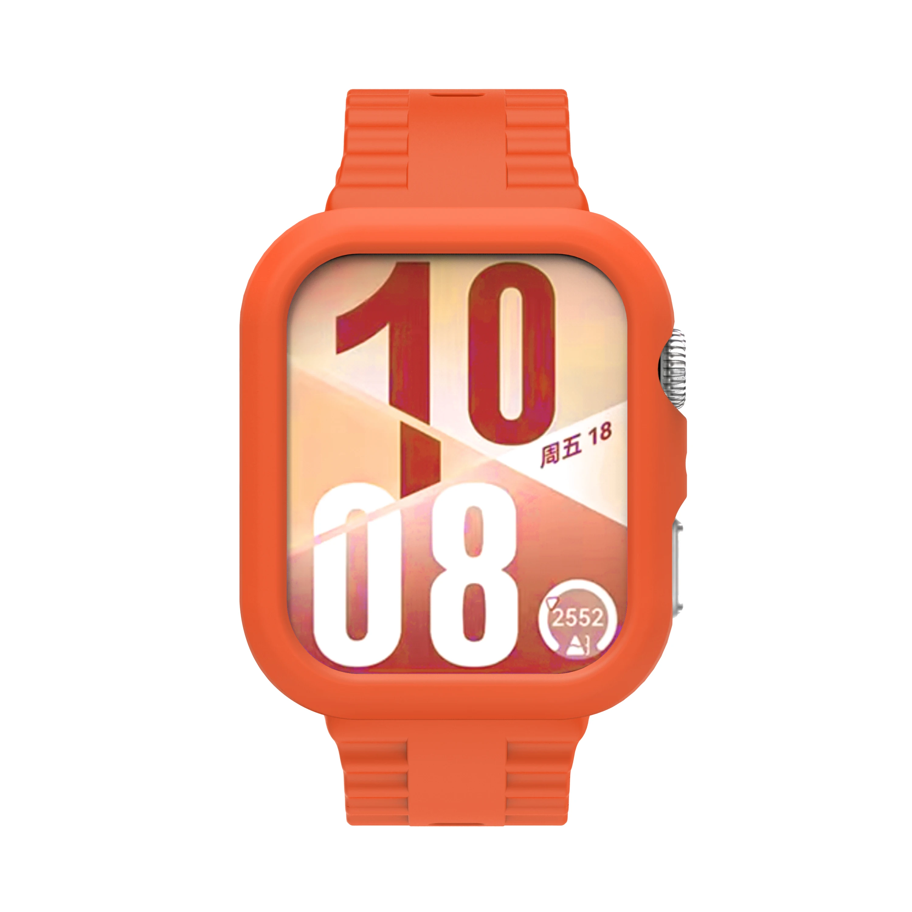 Soft Silicone Anti-Scratch Protective Watch Case - Colorful Decorative Shell