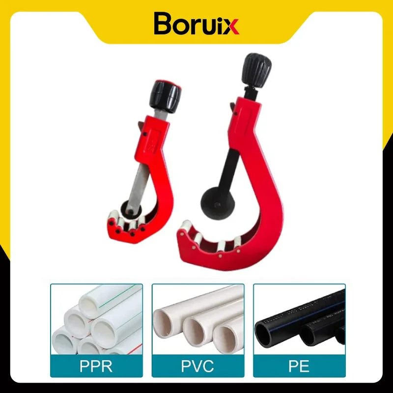 14-120mm Copper Pipe Cutter Portable Tube Cutter with Hobbing Circular Blades for Aluminum PVC PPR PE Tube Hand Tools
