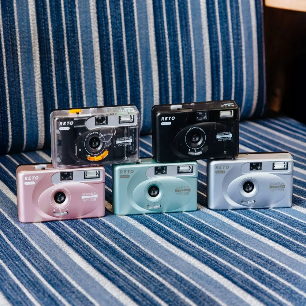 Metal Film Camera RETOPANO Ice Cool Film Machine Jelly Camera Non Disposable Film Camera 135 35mm Film is Required for Use