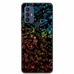 Black Silicon Animal Design Soft TPU Phone Case - Cool Wolf Edition, Flexible Protection Shell for TCL 30 SE (R02.CH.1)