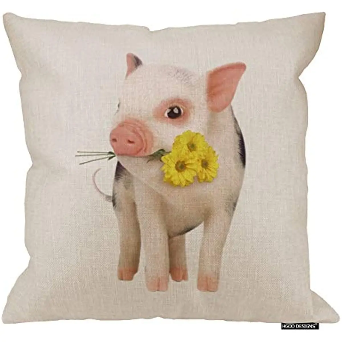 

Cute Pig Pillows Case Cartoon Cotton Linen Pillowcase for Bedroom Decorative Cushions for Elegant Sofa Pillow Covers Decorative