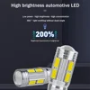2PCS W5W T10 12V 6000K 5630 10 SMD Car LED Bulb Canbus License Plate Wedge Side Turn Singal Light Super Bright White 2