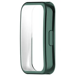 Premium Full Coverage TPU Bumper Protective Screen Case - Huawei Band 10 9 8 (Green)
