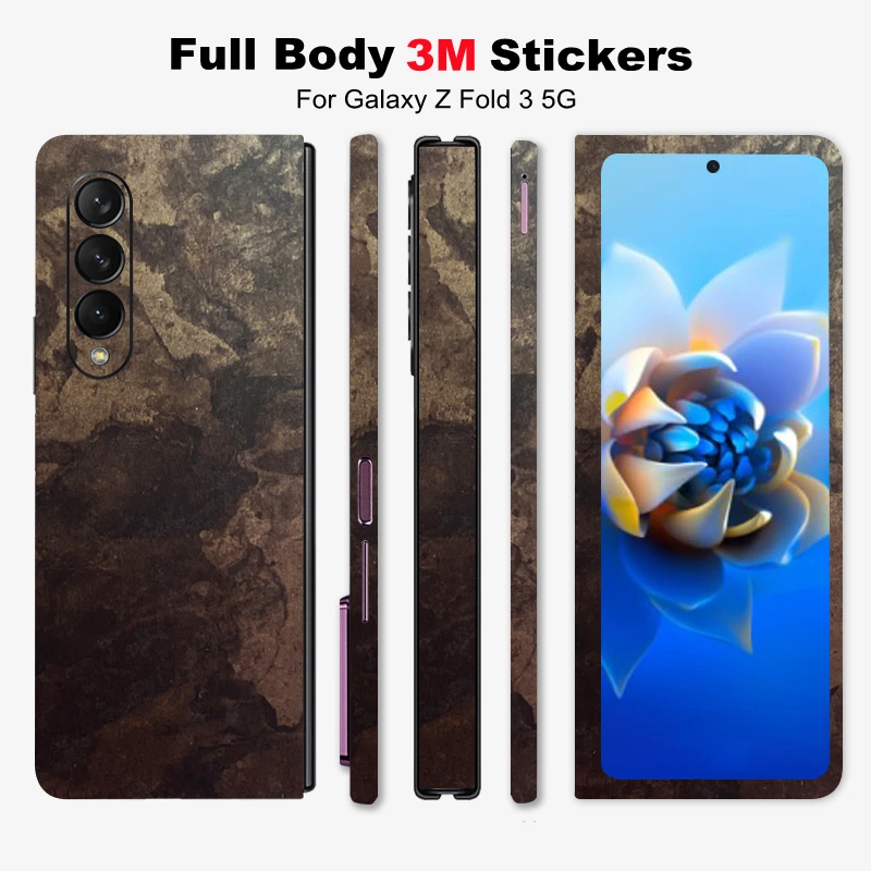 Full Body 3M Protective Film for Samsung Galaxy Z Fold 4 3 3D Anti-Scratch Matte Stickers Skin Back Cover for Galaxy Z Fold4 3 2