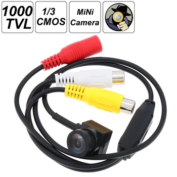 1000 TVL 수평 해상도 1/3 인치 PC1099K CMOS 광각 렌즈 미니 CCTV 카메라, 높은 안정성