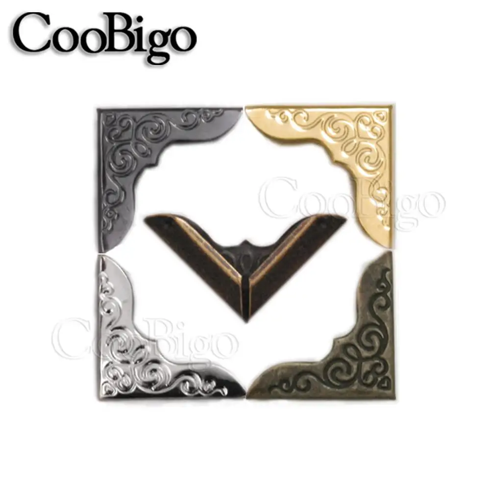 10pcs Metal Book Corner Protectors Albums Menus Decorative Scrapbooking ...
