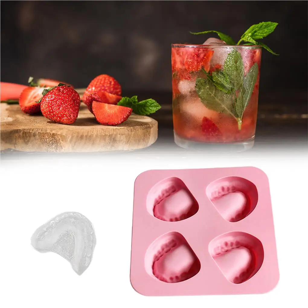 Ice Cube Tray Teeth-Shaped Silicone Ice Mold Denture Ice Trays Funny Gag  Gift for Dentist Party Favor - AliExpress