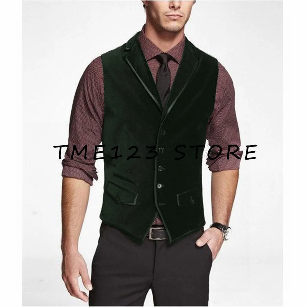 Gilet De Costume Homme Coupe Ajustée Col V - Gilets Classiques Formels Pour Mariage Et Affaires