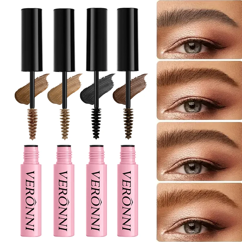 2 in 1 Mascara Eyebrow Styling Cream Waterproof 3D Quick-drying Make-up for Women Eyebrow Sculpt Soap Natural Wild Brow Cosmetic