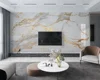 beibehang papel de parede Customized modern TV background, new marble pattern, high-end sense wall sticker living room wallpaper 3