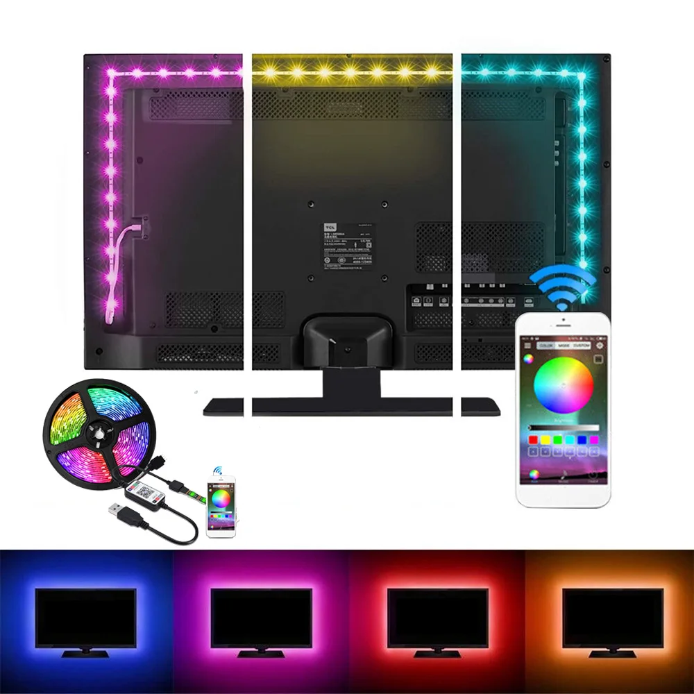 

Светодиодная лента для подсветки телевизора, 5 В, USB