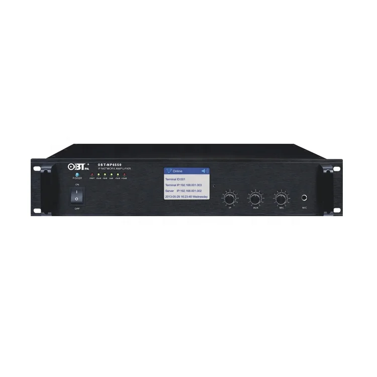 

Factory price hotsale OBT-NP6550 network audio king karaoke integrated amplifier