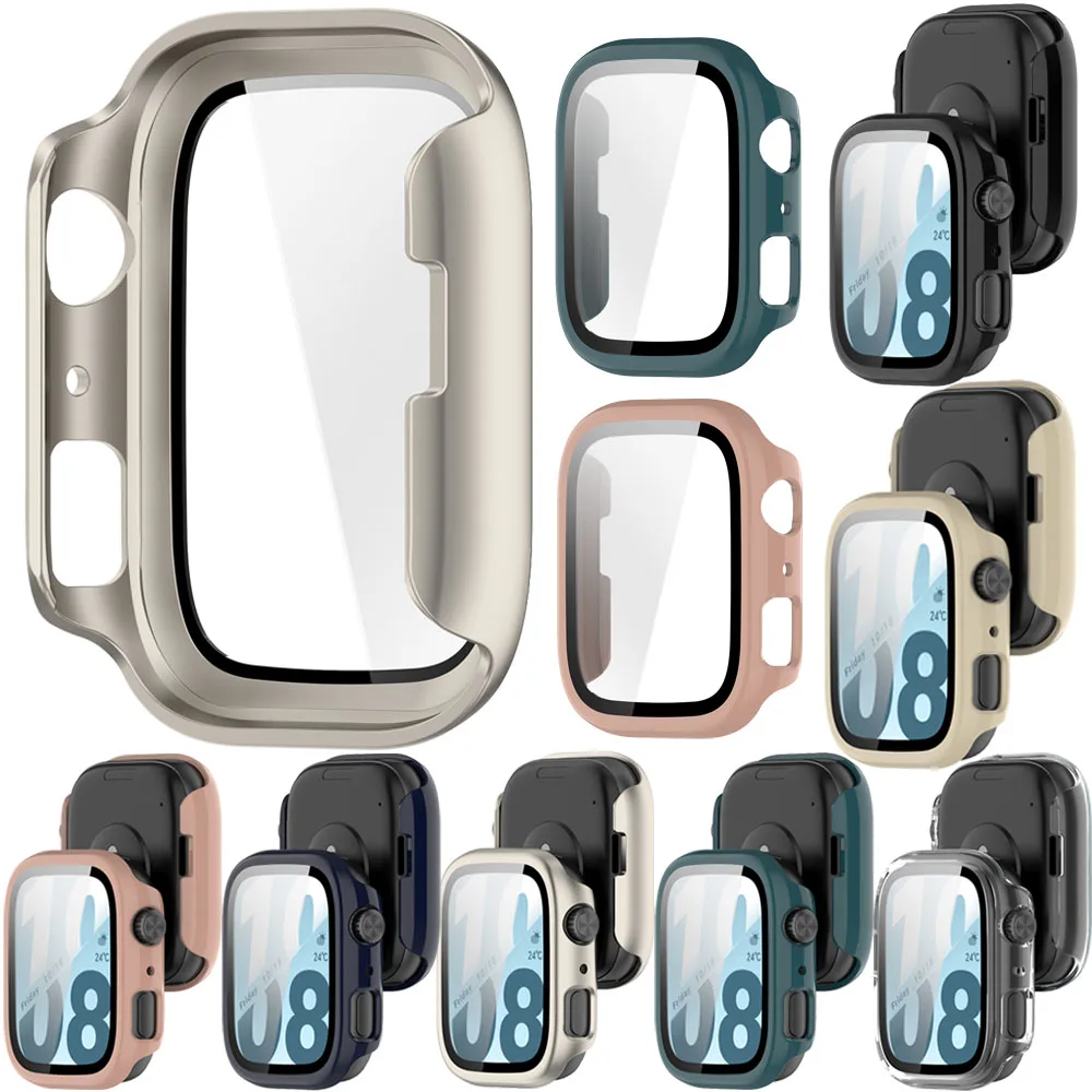 Protective Hard PC Watch Case with Glass Film