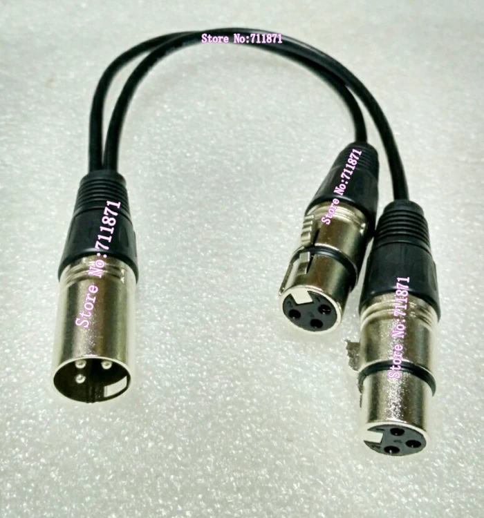 Maschio Femmina Canon Caron Xlr Cavo Audio 3P Tre Core Maschio Doppia Femmina Xlr Canon Audio Line Due Femmina A Maschio Xlr Cable Line