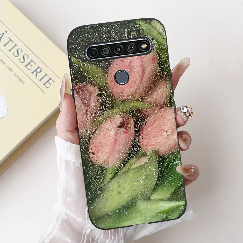 Cute Letters Cartoon Soft TPU Matte Phone Case Cover