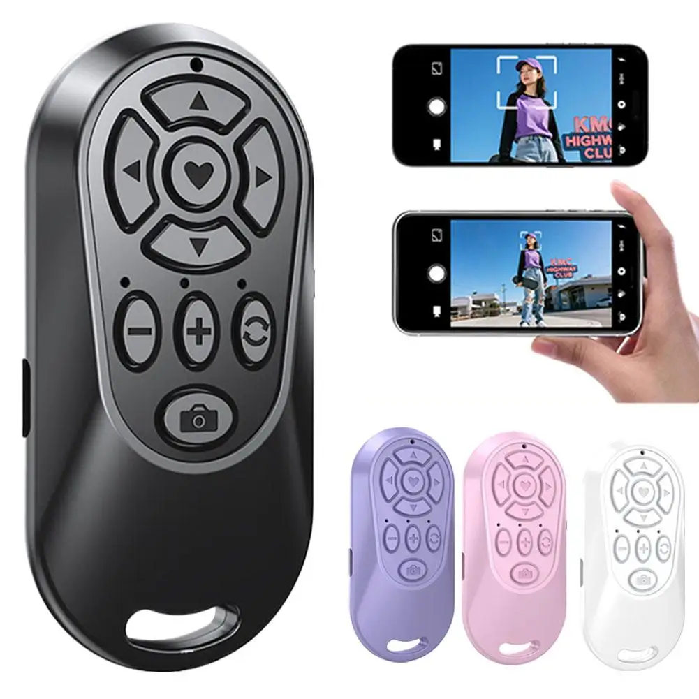 Wireless Bluetooth Camera Remote Control for Android and iOS