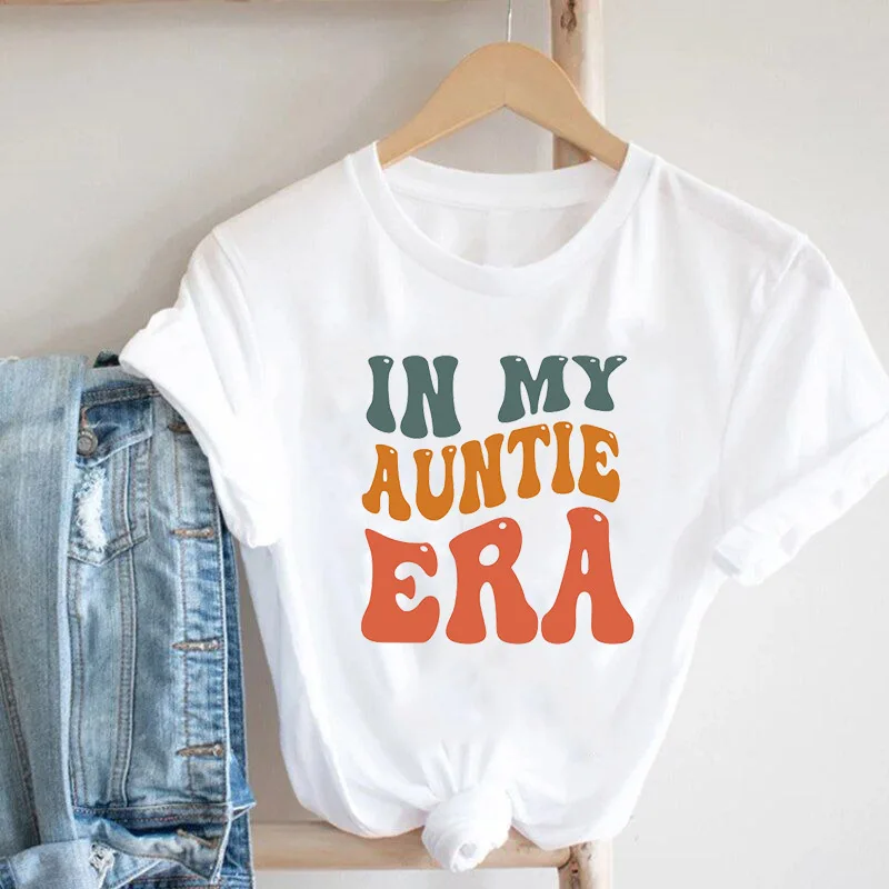 

In My Auntie Era Shirt Favorite Aunt Shirts Baby Announcement for Aunt Tee Cool Auntie Eras T-Shirt Sister Gifts Cool Aunts Club