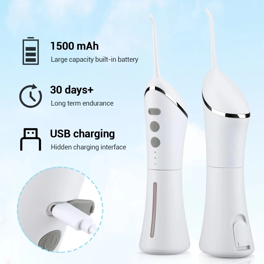 YOUPIN Xiaomi Oral Irrigator Water Flosser Electric Dental Whitening USB Rechargeable Gums Care Portable Jet Tooth Scaler MI NEW 4