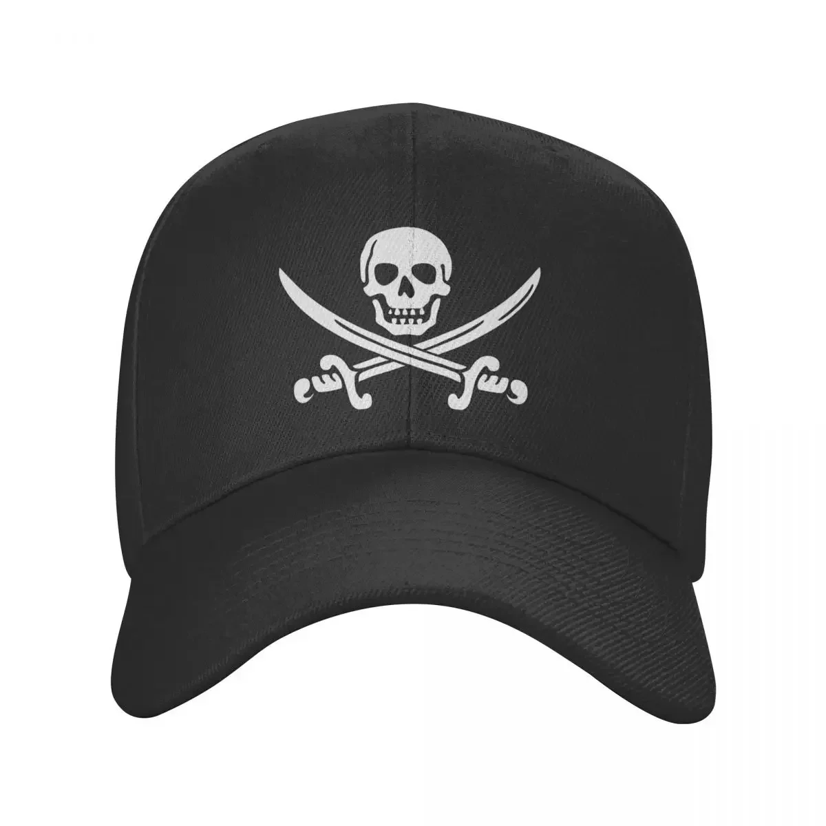 

Classic Unisex Jolly Roger Skull Baseball Cap Adult Pirate Flag Adjustable Dad Hat for Men Women Sports Snapback Caps