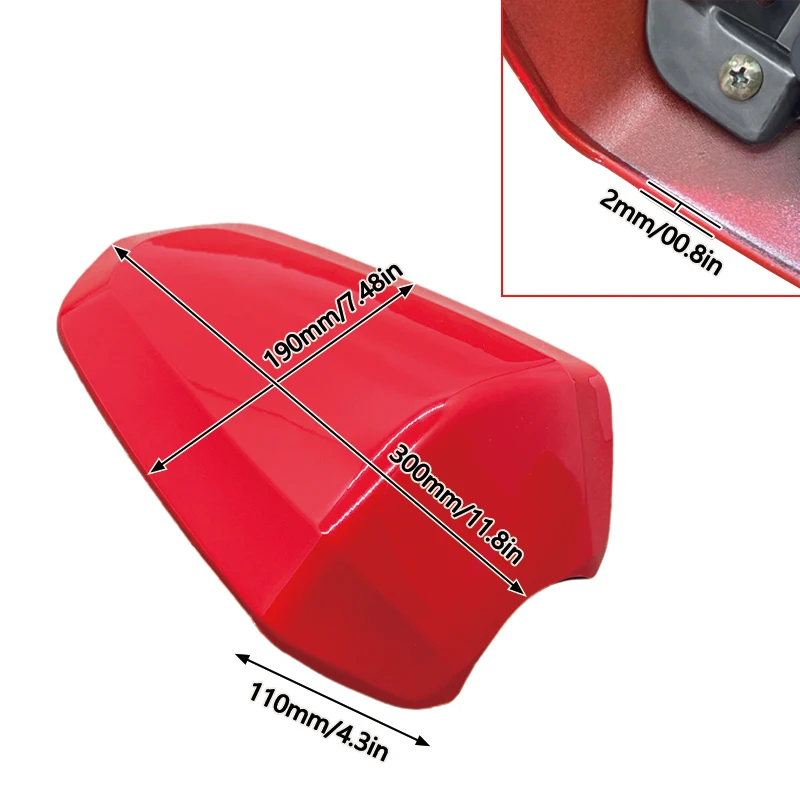 Motorcycle Accessories Rear Passenger Solo Seat Cowl Cover Pillion Seat Fairing For Suzuki GSX-R125 GSX-S 125 GSX-R150