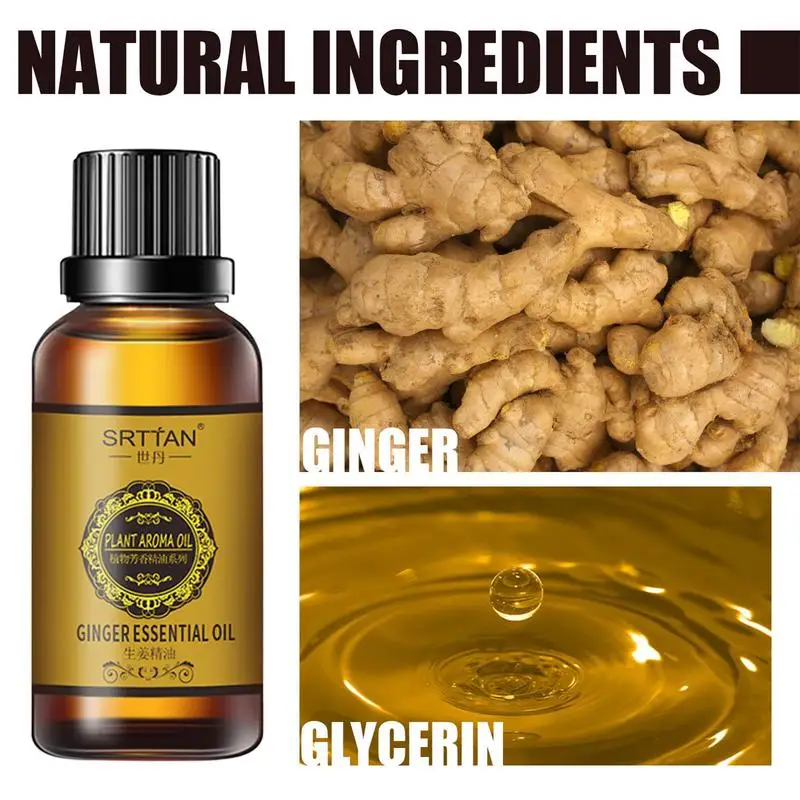 Ginger Oil Essential Organic Ginger Plant Oil For Soap 100 Pure Steam Distilled Therapeutic Graded Plant Therapy Essential Oils - Image 2